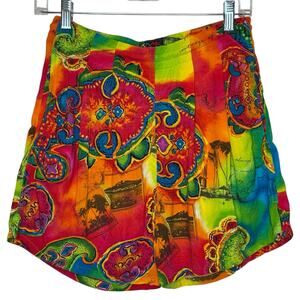 Vintage 1990's Jams World Surf Line Hawaii Men's Small Rayon Walking Shorts